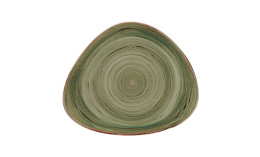 Spot, Teller flach organisch 314 x 266 mm emerald green