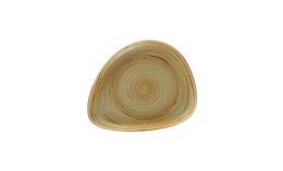 Spot, Teller flach organisch 240 x 194 mm garnet beige