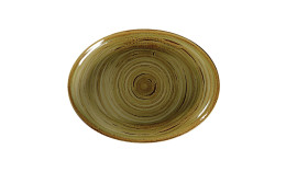 Spot, Platte oval 360 x 270 mm garnet beige
