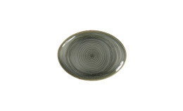 Spot, Platte oval 260 x 190 mm peridot green