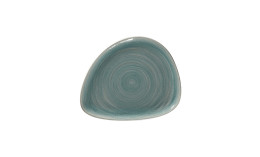Spot, Teller flach organisch 240 x 194 mm sapphire blue