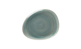 Spot, Teller flach organisch 279 x 224 mm sapphire blue