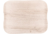 Serviertablett 415 x 305 x 16 mm Polyester + Glasfaser oak