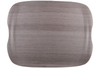 Tablett Wave 430 x 230 mm grey Wood