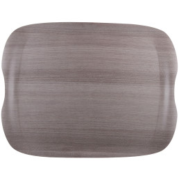 Tablett Wave 430 x 230 mm grey Wood