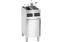 Elektro-Fritteuse 2 x 9,00 l /  2 x 8,00 kW / inkl. Frittierkorb