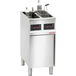 Elektro-Fritteuse 2 x 9,00 l / 2 x 8,00 kW / inkl. Frittierkorb