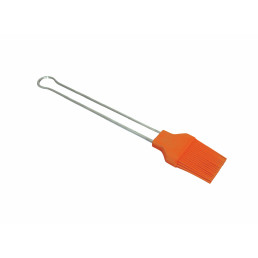 Silikon-Pinsel Breite 50 mm orange mit Edelstahlstiel, 5-reihig