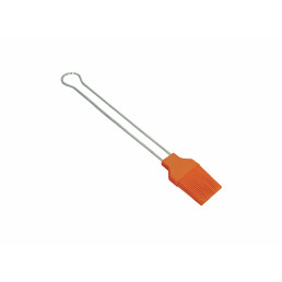 Silikon-Pinsel Breite 35 mm orange mit Edelstahlstiel, 5-reihig