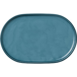 Companion, Coupplatte oval 360 x 235 mm petrol