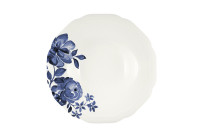 Floral Charm, Coupteller tief rund mit Relief ø 241 mm / 0,64 l blue