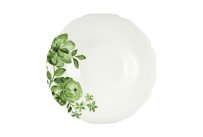 Floral Charm, Coupteller tief rund mit Relief ø 241 mm / 0,64 l green