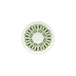 Floral Charm, Untertasse rund mit Relief ø 131 mm green