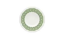 Floral Charm, Coupteller tief rund mit Relief ø 200 mm / 0,30 l green