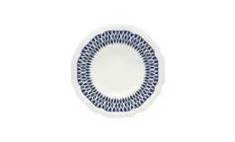 Floral Charm, Coupteller tief rund mit Relief ø 200 mm / 0,30 l blue