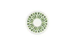 Floral Charm, Kombi-Untertasse rund mit Relief ø 160 mm green