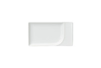 Fine Dining, Platte rechteckig mit Fahne 197 x 108 mm