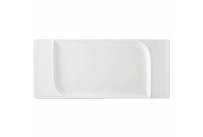 Fine Dining, Platte rechteckig mit Fahne 364 x 158 mm