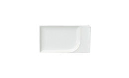 Fine Dining, Platte rechteckig mit Fahne 197 x 108 mm