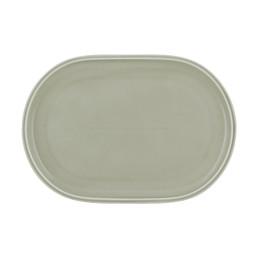 Shiro Glaze Steam, Coupplatte oval 300 x 194 mm