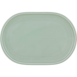 Shiro Glaze Frost, Coupplatte oval 360 x 235 mm