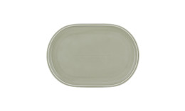 Shiro Glaze Steam, Coupplatte oval 300 x 194 mm