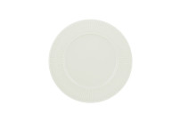 Delight Vibes, Teller flach rund Fahne Relief ø 233 mm weiß