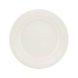 Delight Vibes, Teller flach rund Fahne Relief ø 260 mm weiß