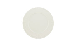 Delight Vibes, Teller flach rund Fahne Relief ø 233 mm weiß