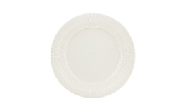 Delight Vibes, Teller flach rund Fahne Relief ø 260 mm weiß