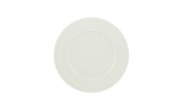 Delight Vibes, Teller flach rund Fahne Relief ø 233 mm weiß