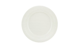Delight Vibes, Teller flach rund Fahne Relief ø 260 mm weiß