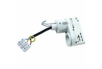 Adapter für Wärmestrahler zum Einklinken in eine Stromschiene