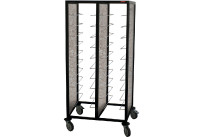 Tablettwagen 20 x GN 1/1 RTW206 schwarz
