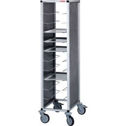 Tablett-Abräumwagen 1-teilig / für 7 GN-Tabletts / 175 mm Abstand