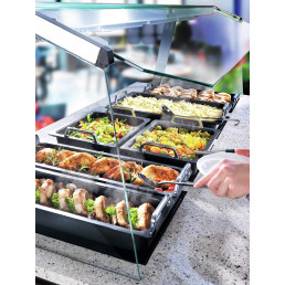 GN-Induktions-Warmhaltegerät ohne Rahmen Einbaugerät 1 Heizzone / 0,80 kW