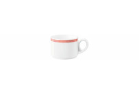 Community, Kaffeetasse ø 77 mm / 0,18 l Pinselband rot