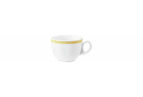 Community, Kaffeetasse Tulpe ø 86 mm / 0,22 l Pinselband ocker