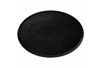 Good Mood, Teller flach oval 360 x 266 mm intense black