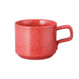 Good Mood, Cappuccinotasse ø 119 mm / 0,26 l intense red