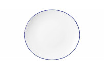 Modern Life, Frühstücksteller oval 210 x 192 mm Blue Line