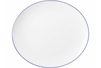 Modern Life, Platzteller oval 340 x 301 mm Blue Line