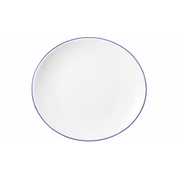 Modern Life, Speiseteller oval 251 x 230 mm Blue Line