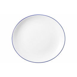 Modern Life, Speiseteller oval 269 x 246 mm Blue Line