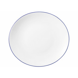 Modern Life, Speiseteller oval 302 x 277 mm Blue Line