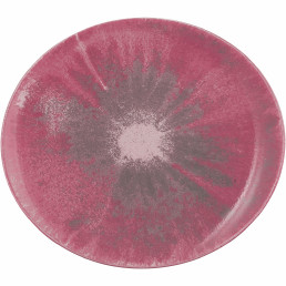 Modern Life, Platzteller oval 340 x 301 mm Batik Hibiskus