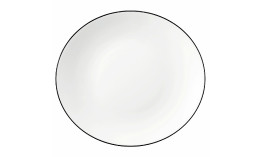 Modern Life, Speiseteller oval 302 x 277 mm Black Line