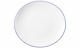 Modern Life, Speiseteller oval 251 x 230 mm Blue Line