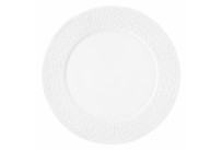 Nori, Teller flach ø 330 mm Relief schmal weiß