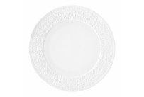 Nori, Teller flach ø 282 mm Relief schmal weiß